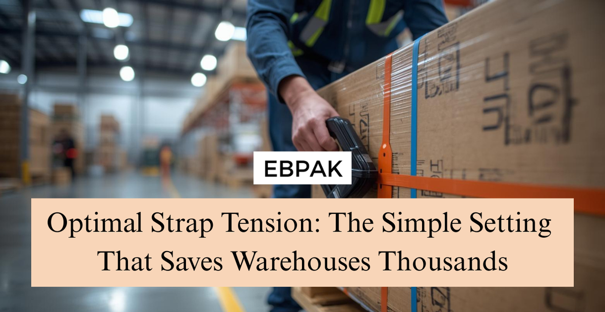 Optimal Strap Tension: The Simple Setting That Saves Warehouses Thousands