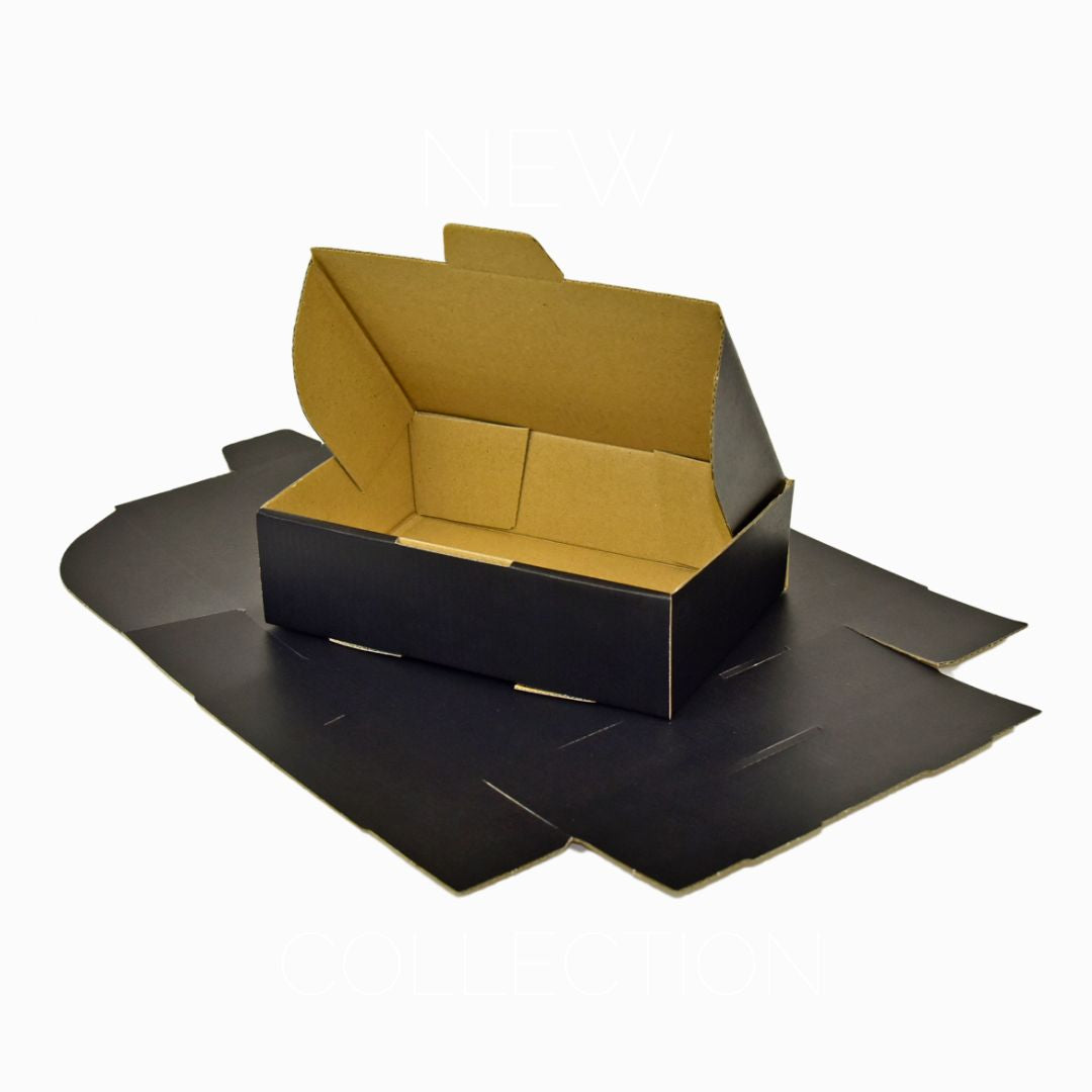 Black Diecut Mailing Boxes