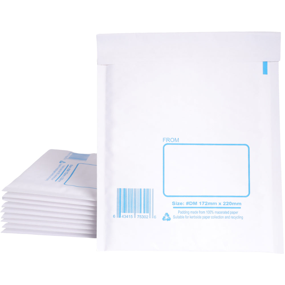 Bubble Envelope DM 172 x 220mm DVD CD Blu-ray Disc Mailer
