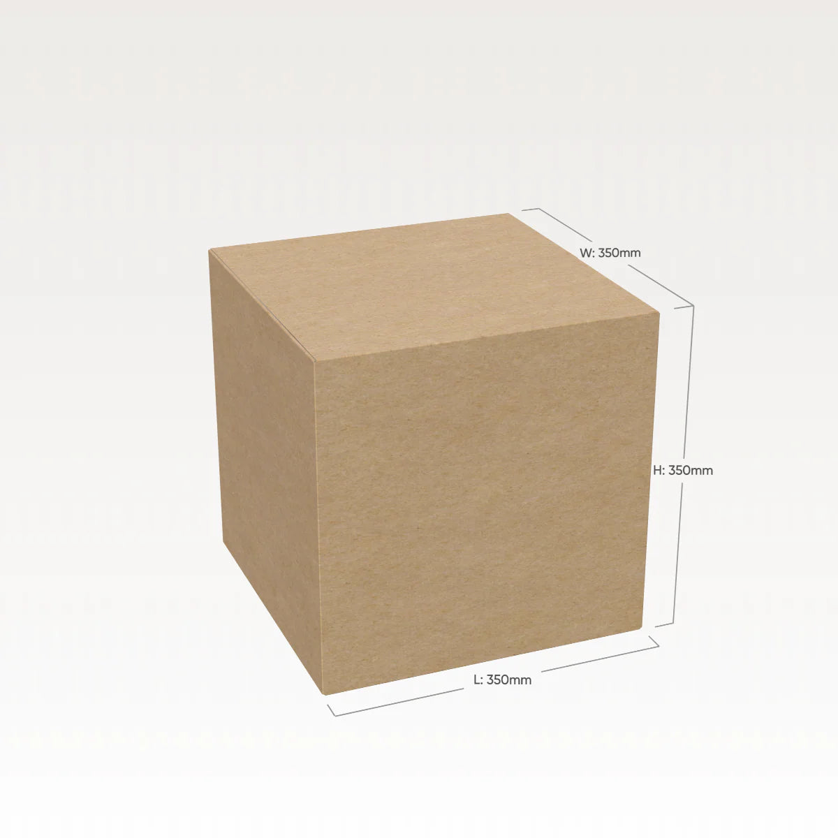 350 x 350 x 350mm Regular Brown Shipping Carton