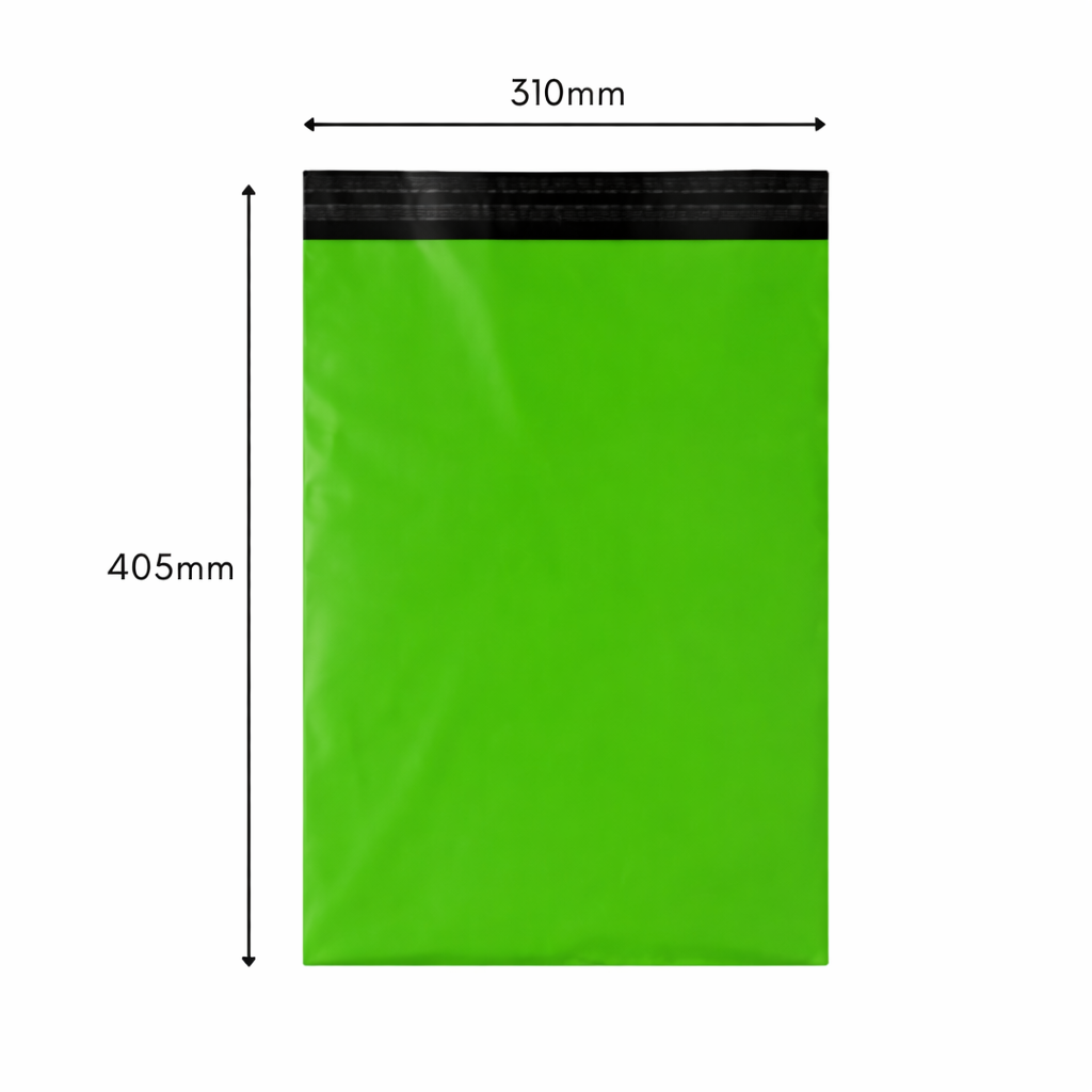 #03 Green Mailing Satchel – 305mm x 394mm Poly Mailer