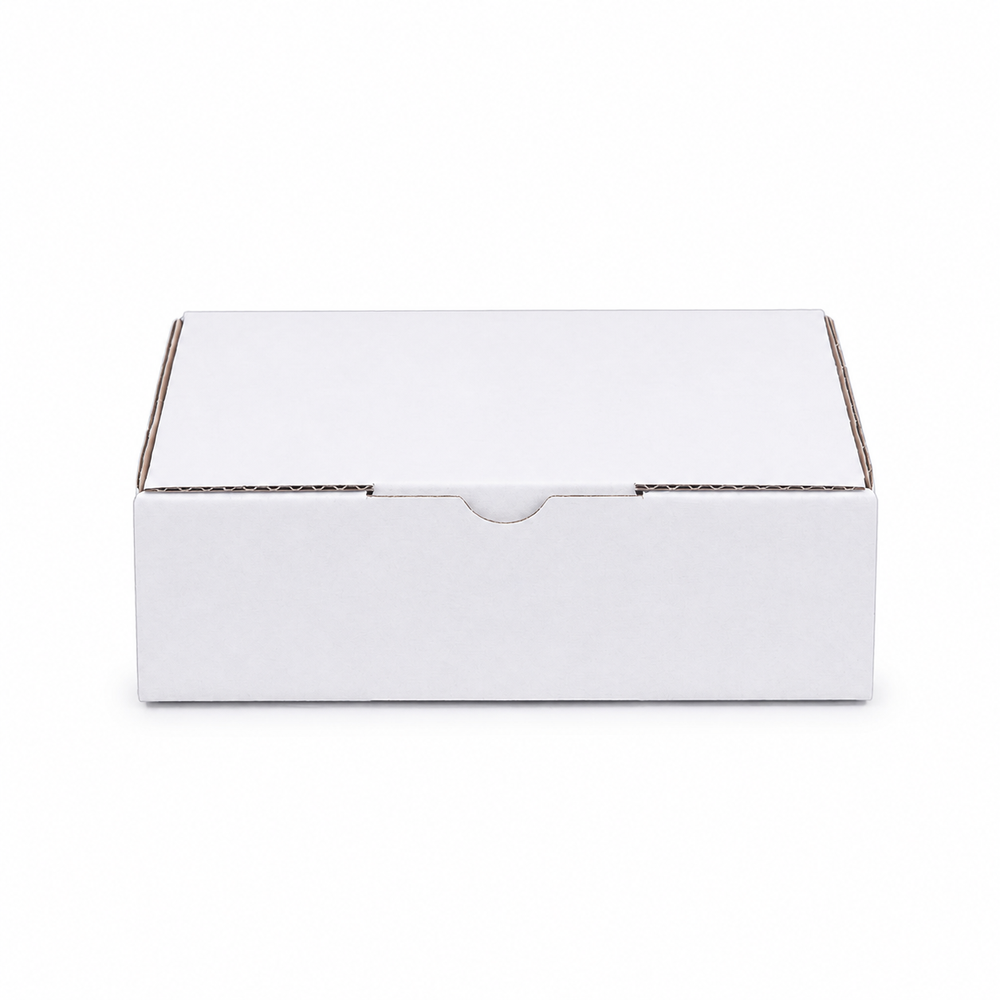 100pcs Mailing Box 125 x 90 x 45mm Diecut White B530 (Cubic 250g)