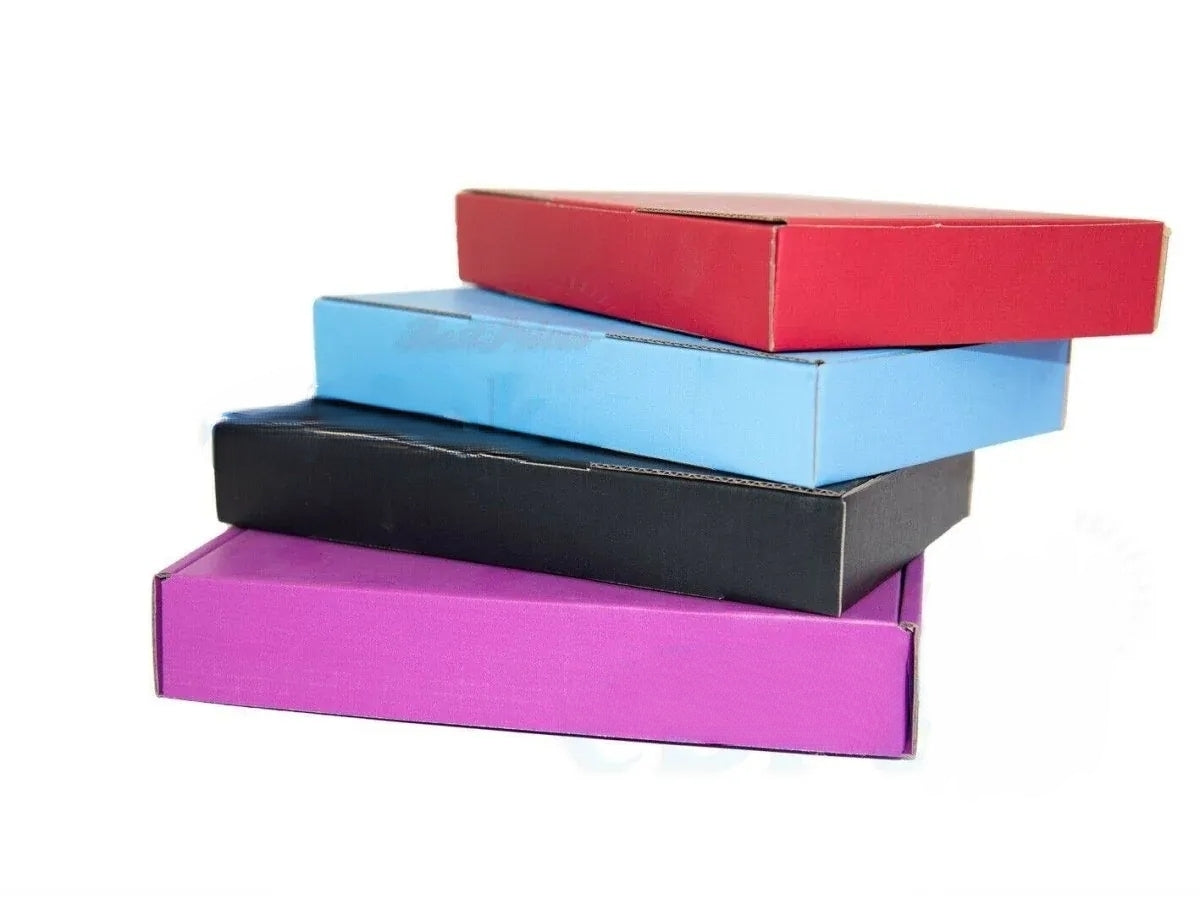 220 x 145 x 35mm Die cut Red Mailing Box B171