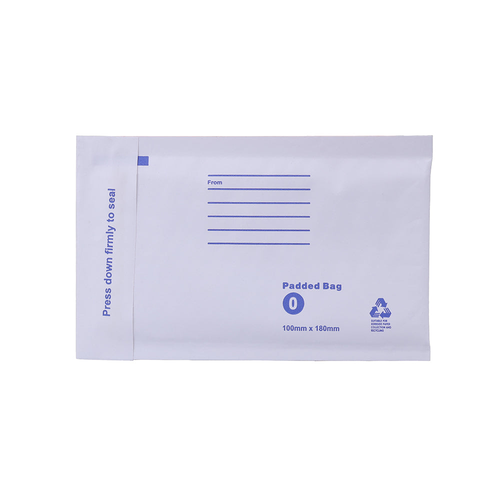 BubblePRO Bubble Mailer 00 100mm x 180mm White