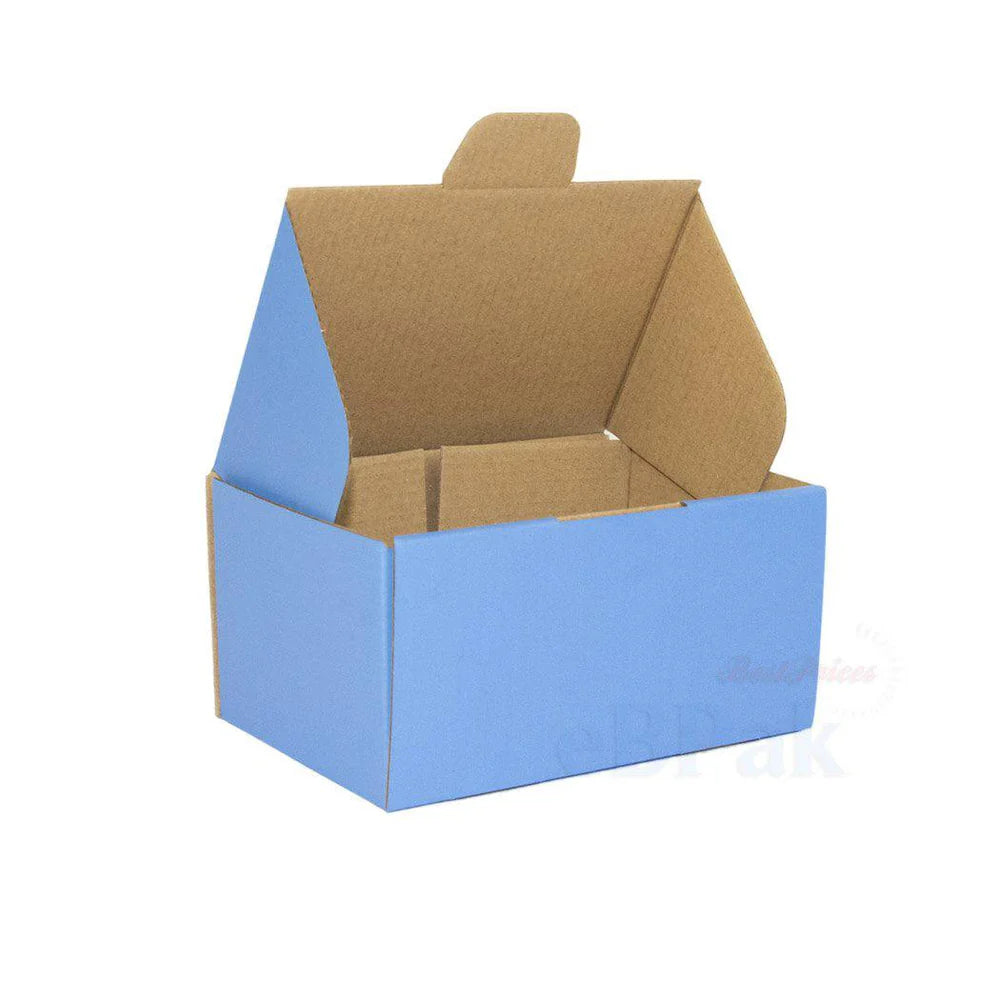 150 x 100 x 75mm Die Cut Blue Mailing Box B177