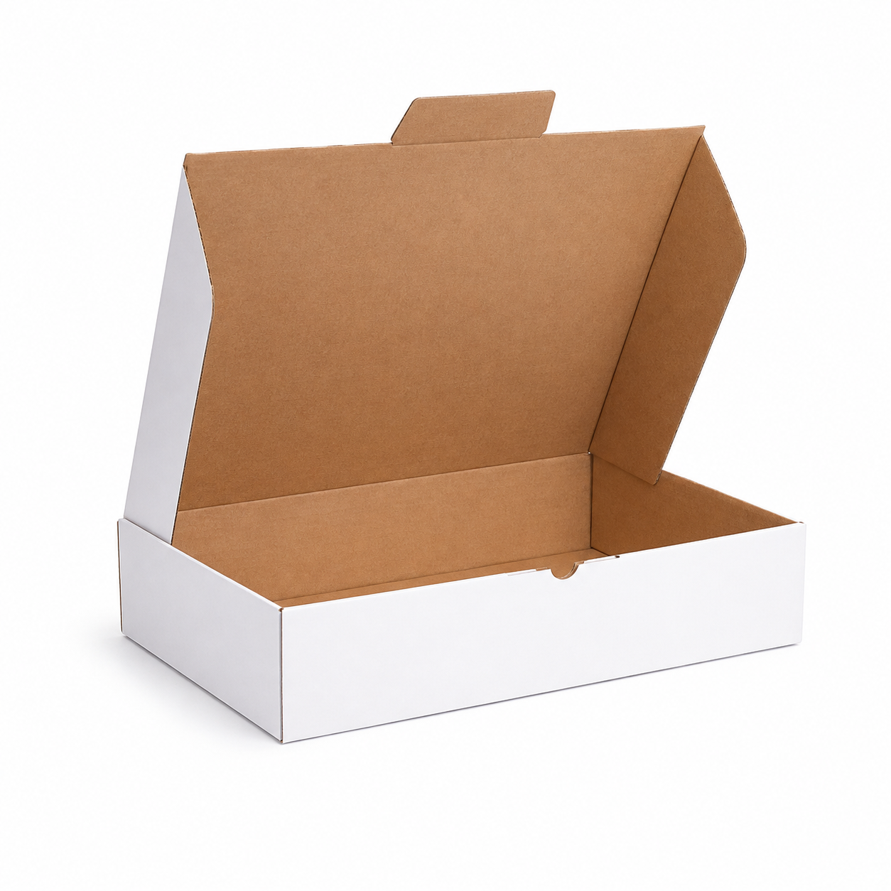 100pcs 310 × 220 × 35mm A4 White Die cut Mailing Boxes B544