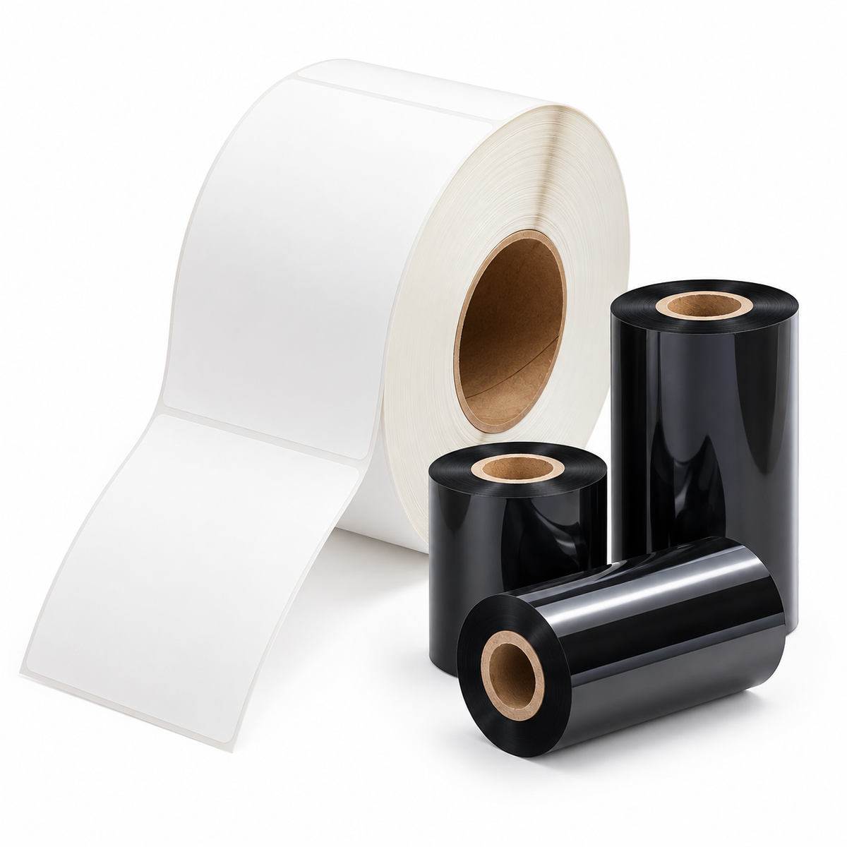 Industrial 4" x 6" 100x150mm Thermal Transfer Shipping Labels x4000