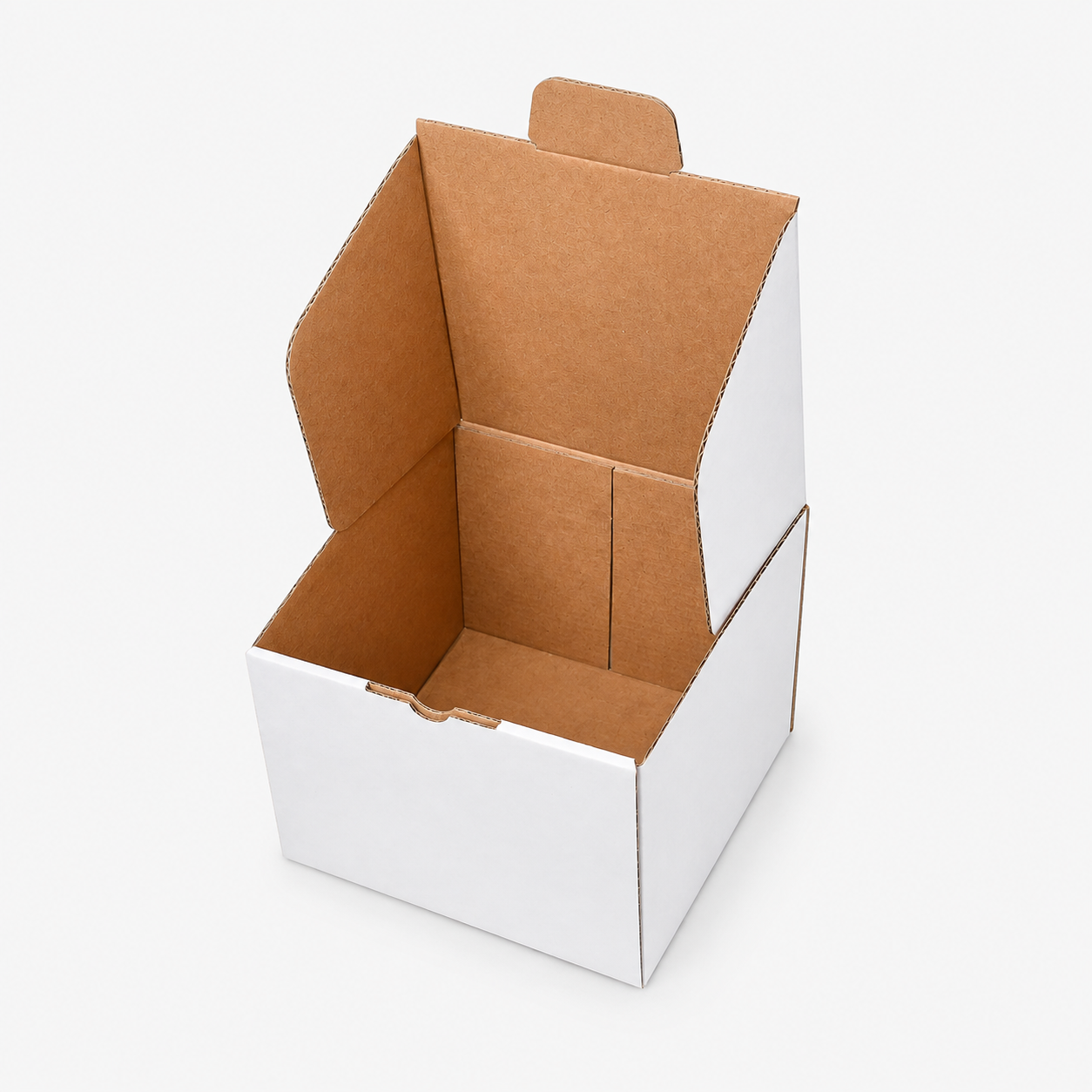 115 x 80 x 100mm Die Cut White Mailing Box B532