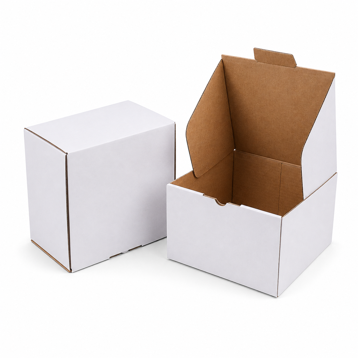 White Die Cut Mailing Box 150 x 150 x 100mm B535