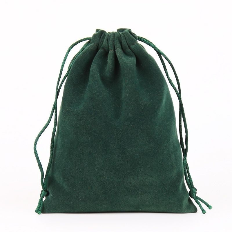 Velvet Bag 120 x 150mm Dark Green M306 x 200pcs