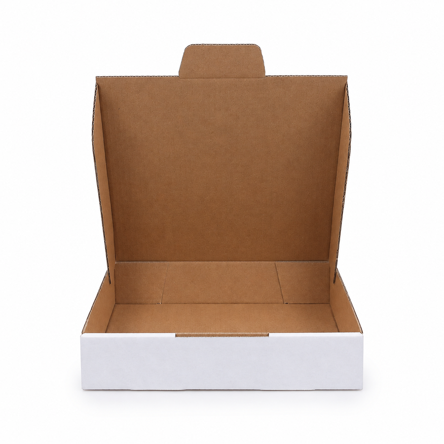 180 x 180 x 45mm Die cut White Mailing Box B538 (Cubic 500g)