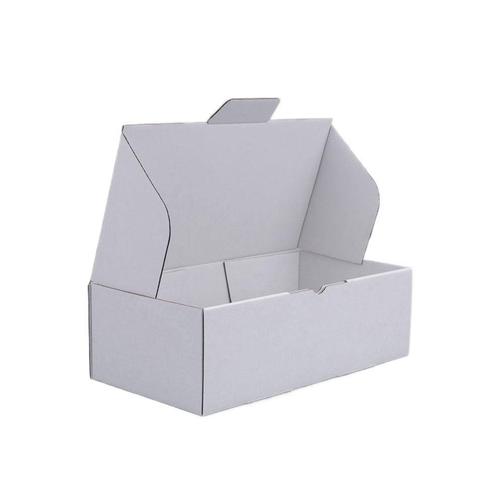 240 x 125 x 75mm Die cut Full White Mailing Box B288 x100pcs