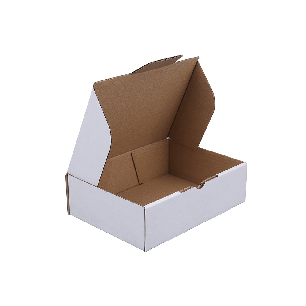 155 x 115 x 45mm Die-cut White Mailing Box B246