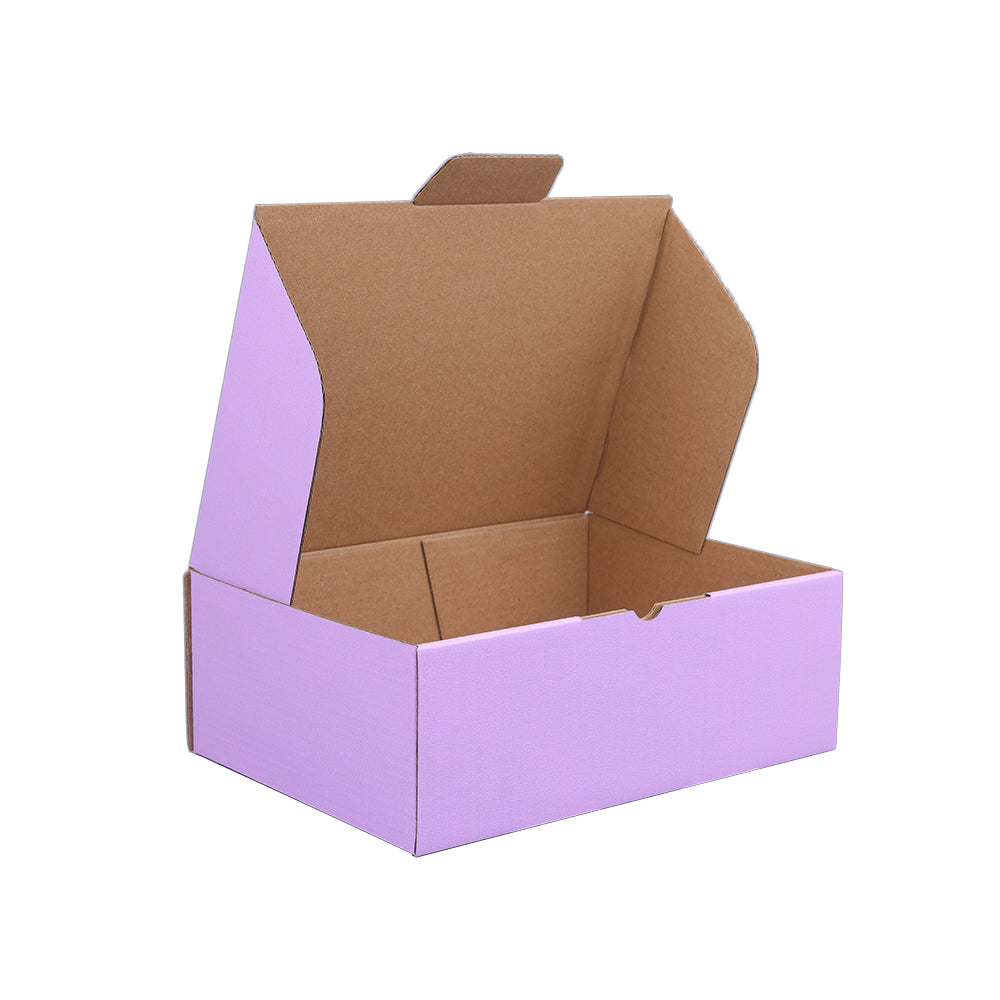 220 x 160 x 77mm A5 Die cut Lavender Mailing Box B389
