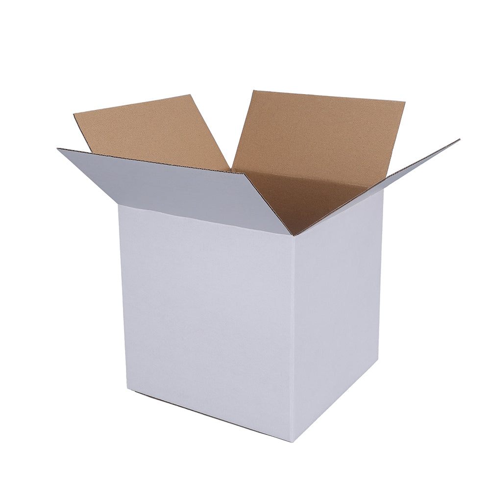 200 x 200 x 200mm Regular Slotted Mailing Box White B7