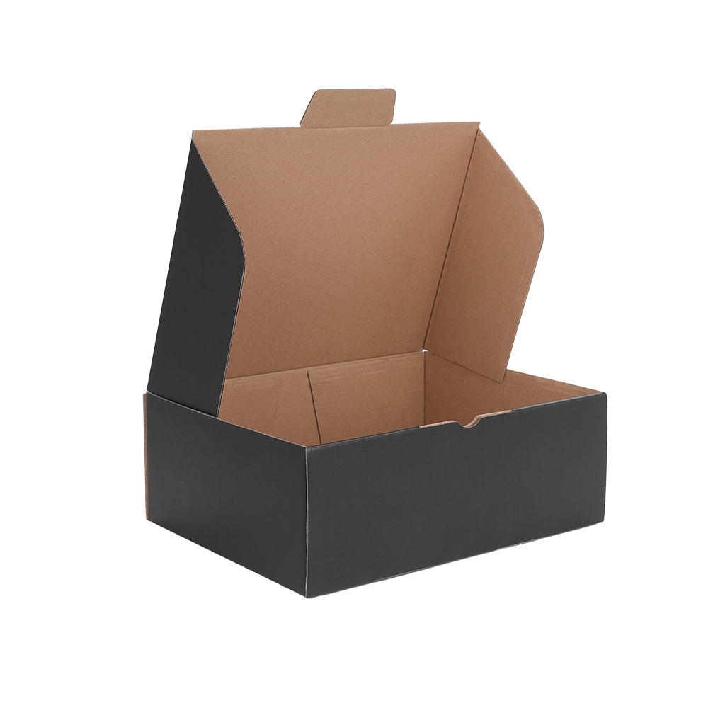 250 x 190 x 90mm Die cut Black Mailing Box B166