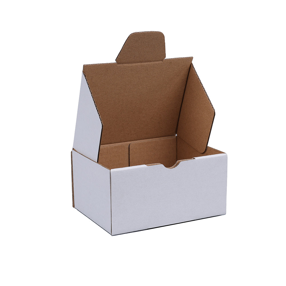 100 x 75 x 50mm Diecut Mailing Box White B110