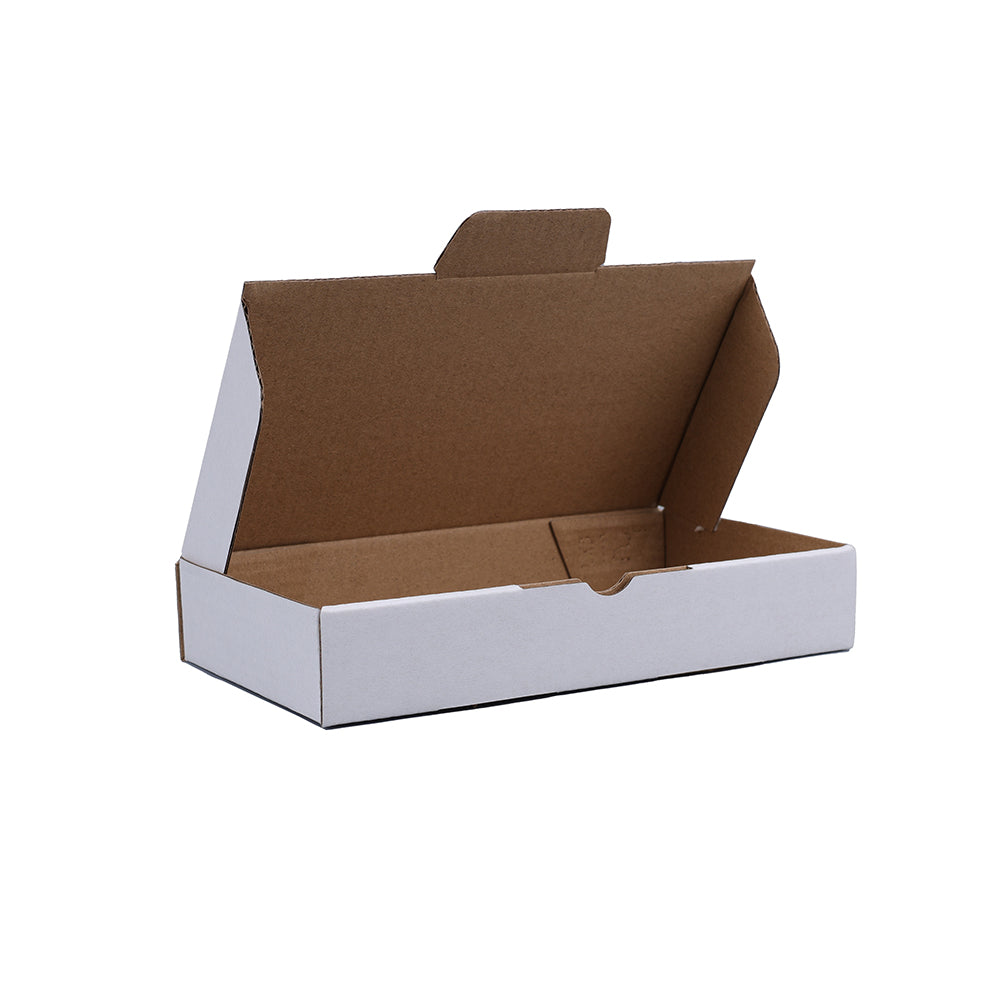 180 x 100 x 30mm Die cut White Mailing Box B127