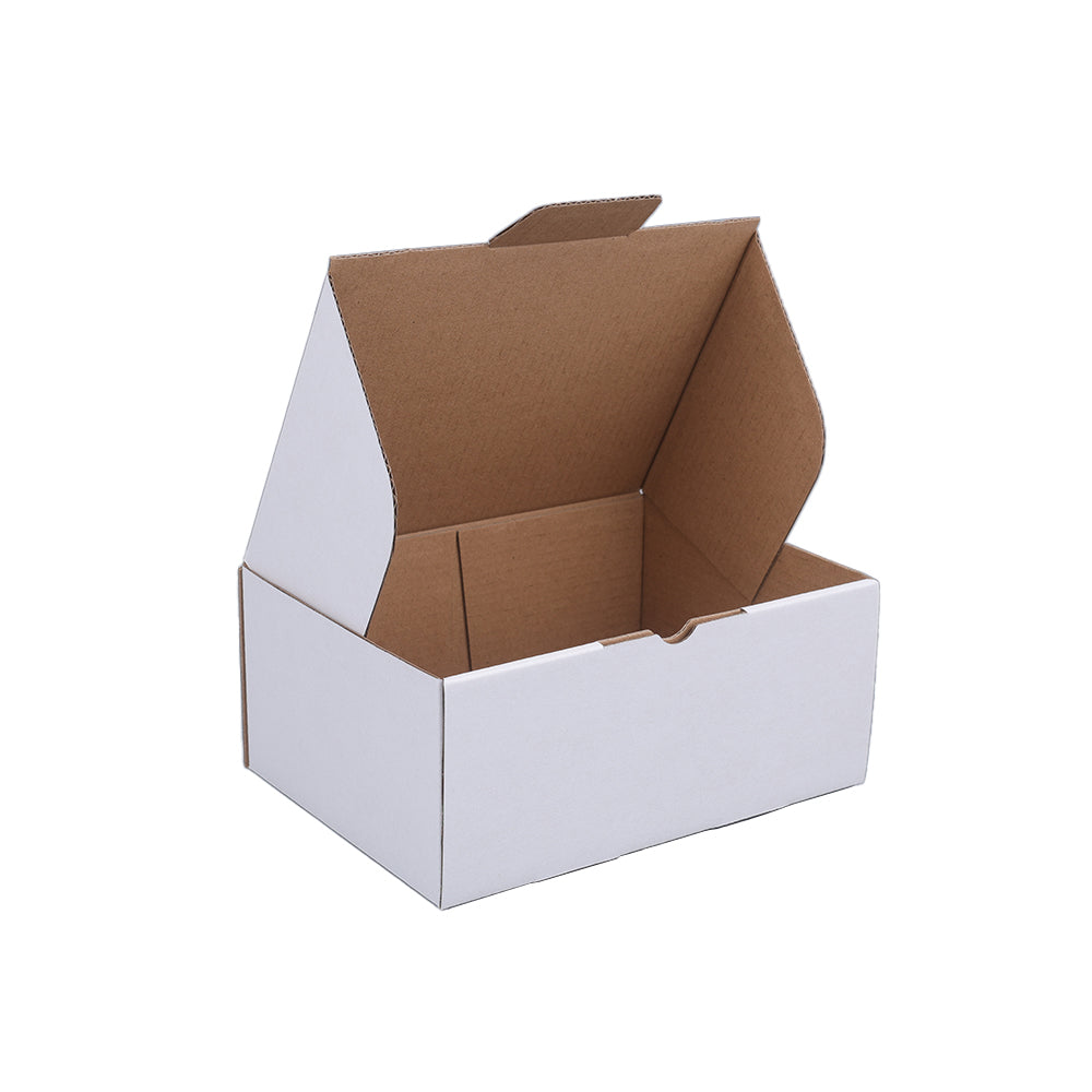175 x 128 x 75mm Die cut White Mailing Box B180