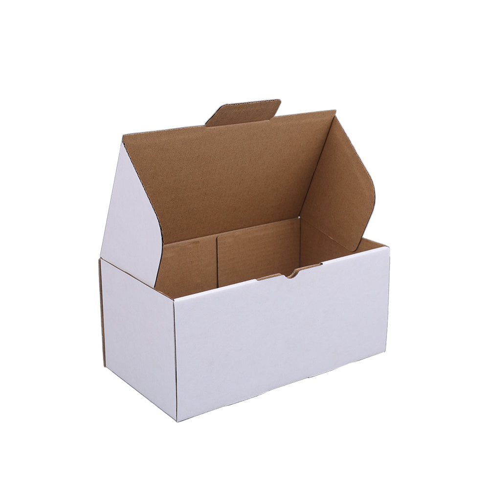 220 x 120 x 100mm Die cut White Mailing Box B255