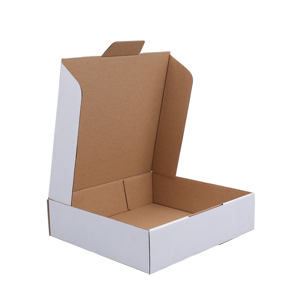 210 x 205 x 55mm Die cut White Mailing Box B249