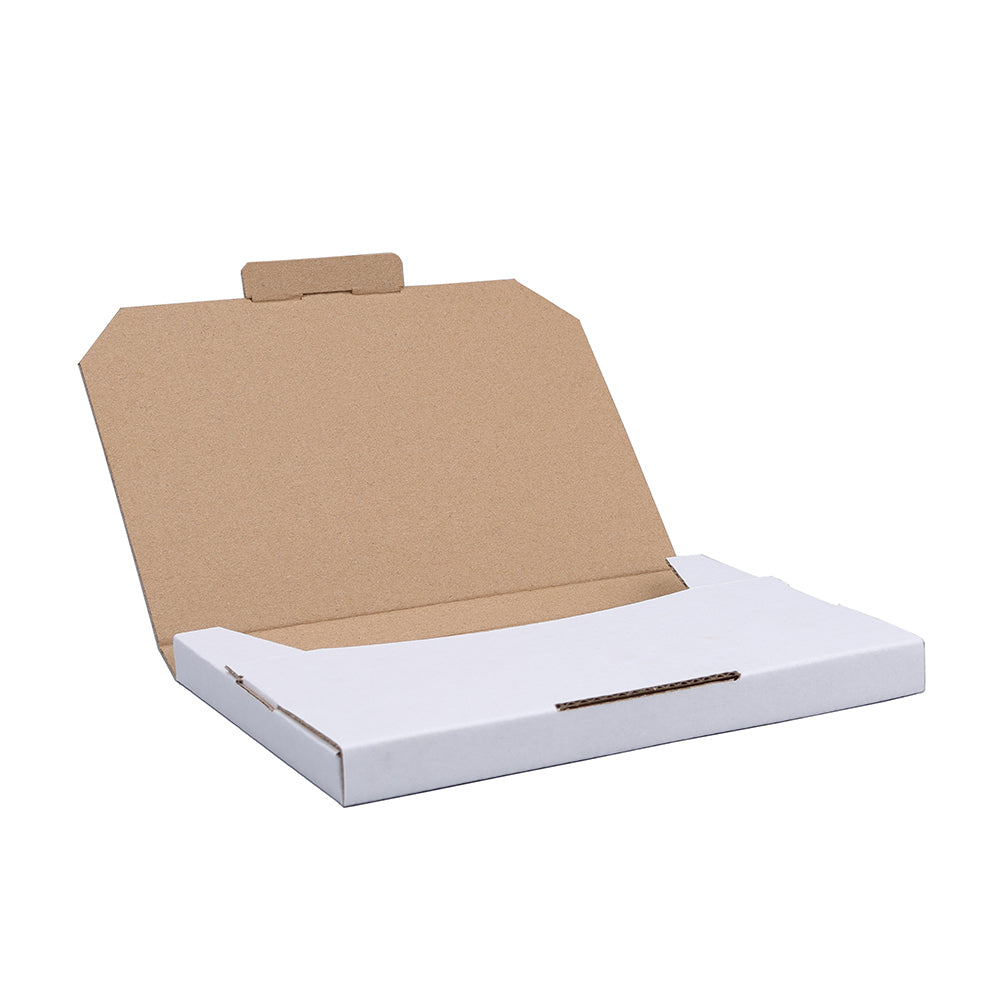192 x 125 x 16mm White Superflat Large Letter Mailing Box B10