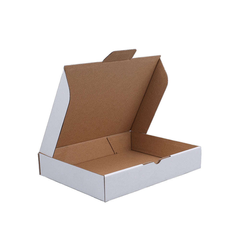200 x 165 x 35mm Die cut White Mailing Box B39
