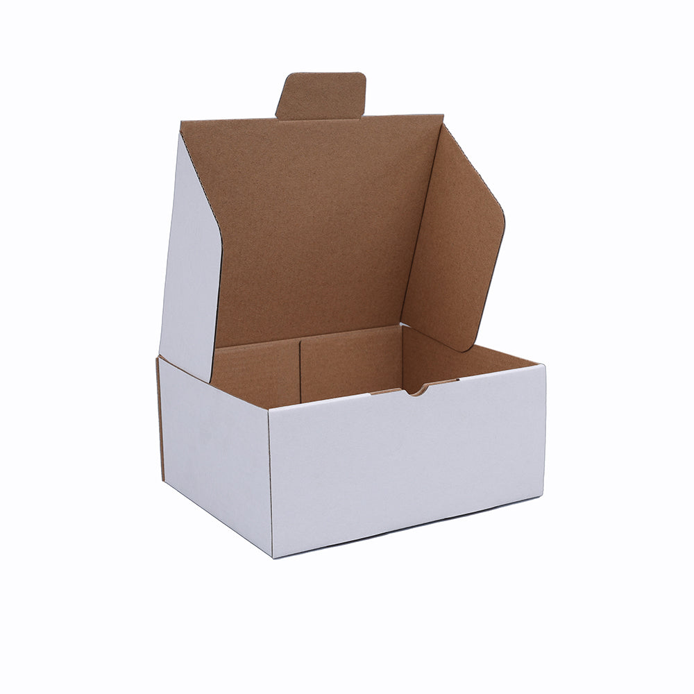 180 x 150 x 80mm Die cut White Mailing Box B247