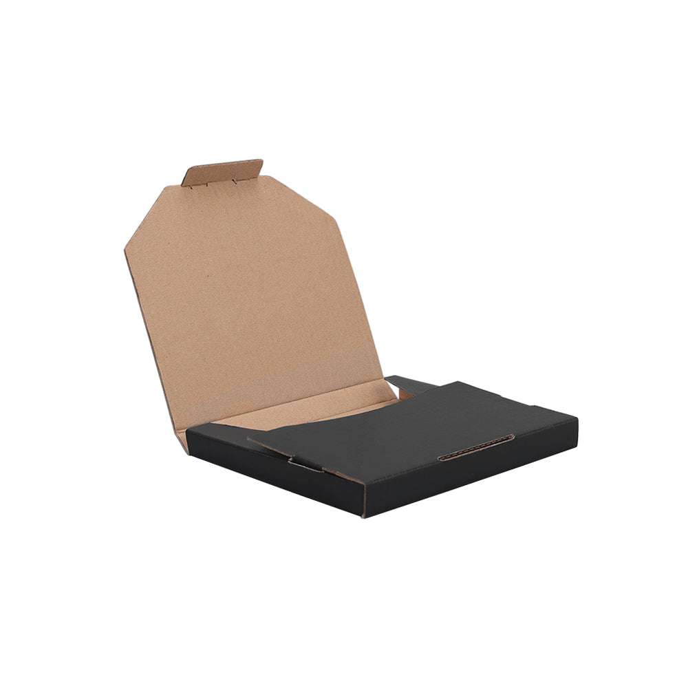 152 x 132 x 16mm Black Superflat Mailing Box Letter Gauge Mailer B280