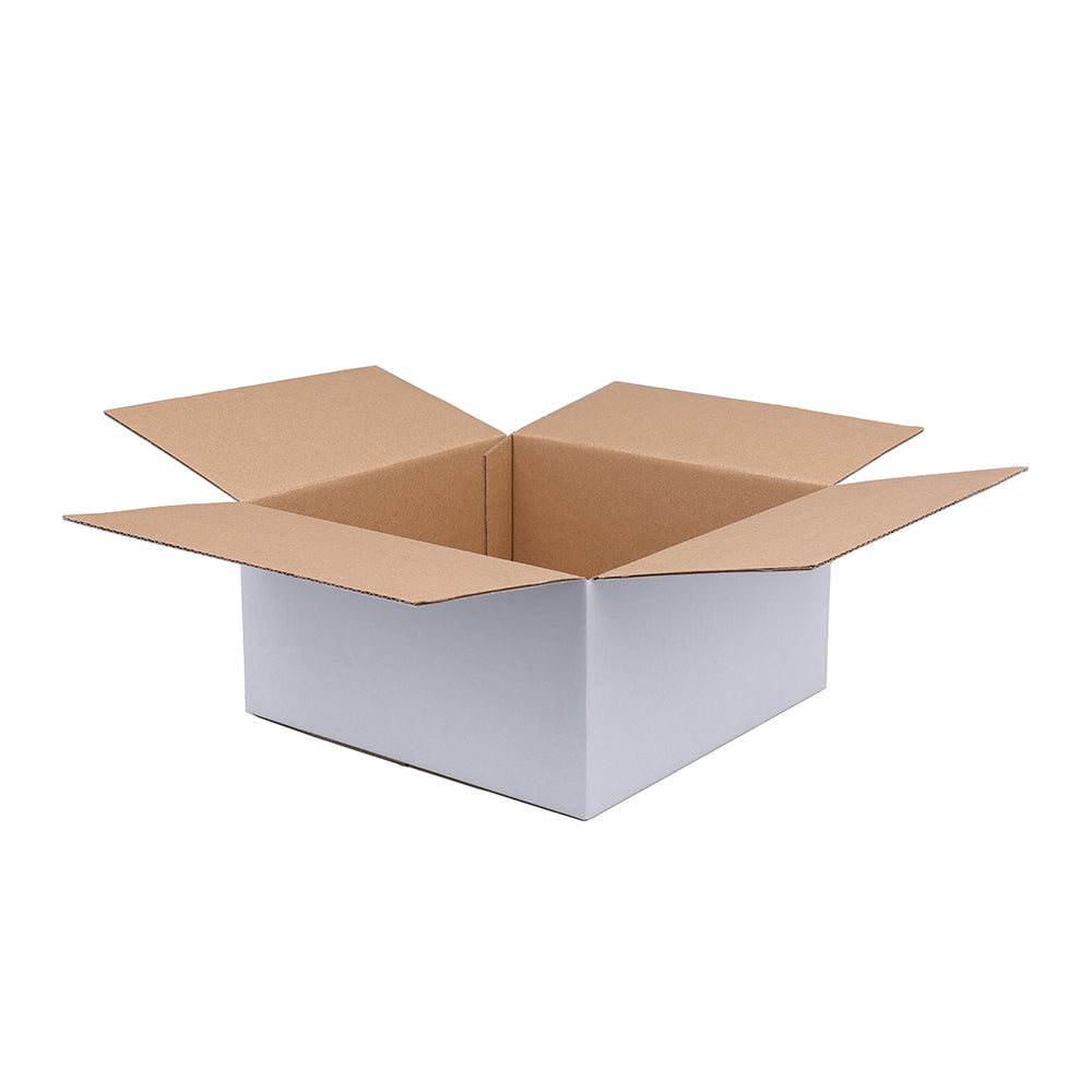 215 x 215 x 110mm Regular White Mailing Box B204