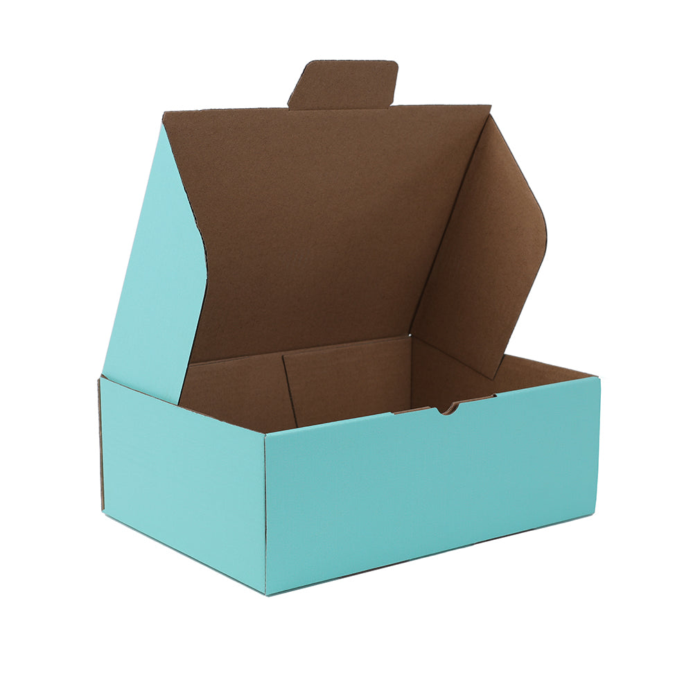 220 x 160 x 77mm A5 Die cut Mint Blue Mailing Box B334