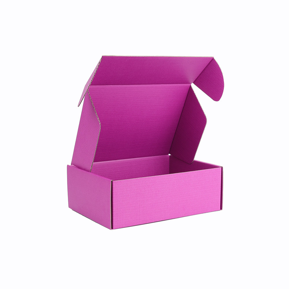 220 x 160 x 77mm A5 Premium Tuck Full Purple Postal Box B270