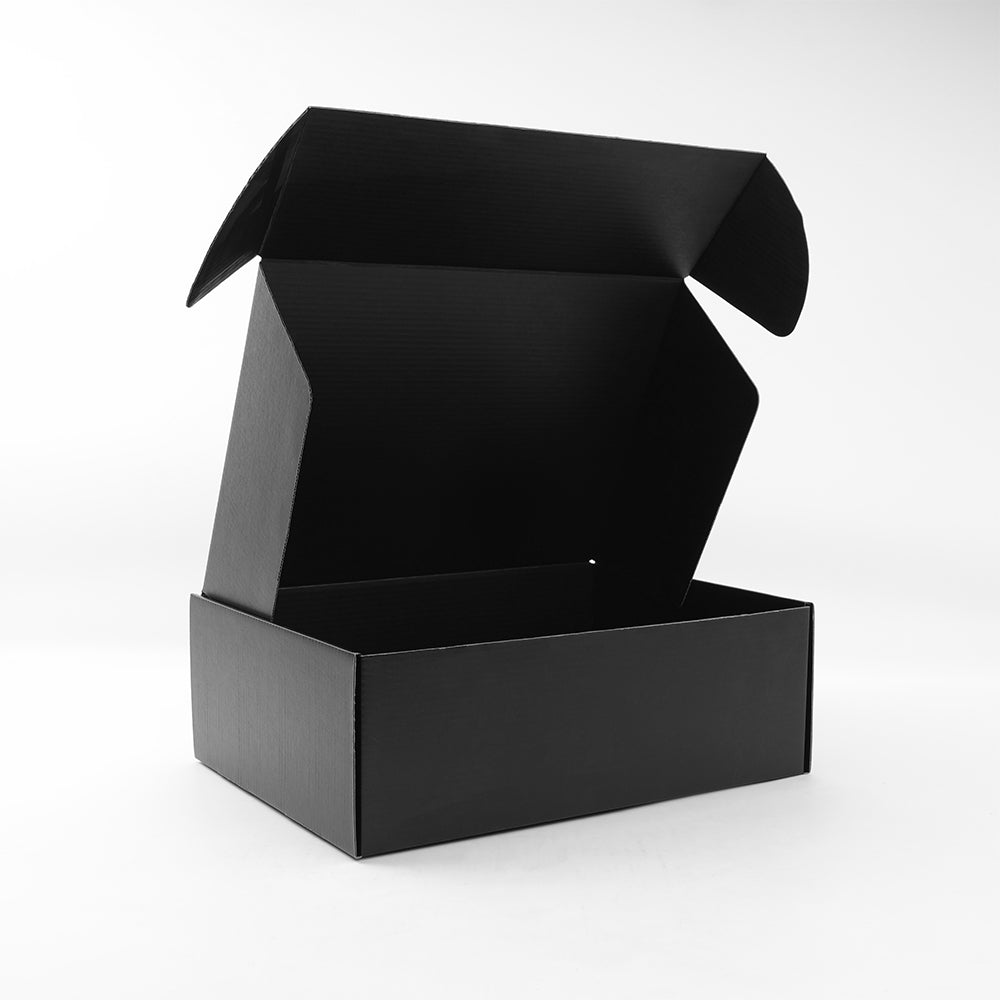 A4 Premium Tuck Full Black Mailing Box 310 x 230 x 105mm B196