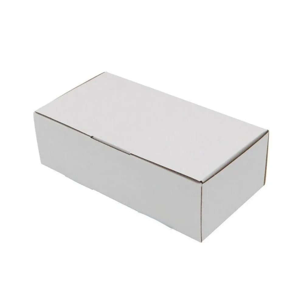 220 x 110 x 95mm Die cut White Mailing Box B147