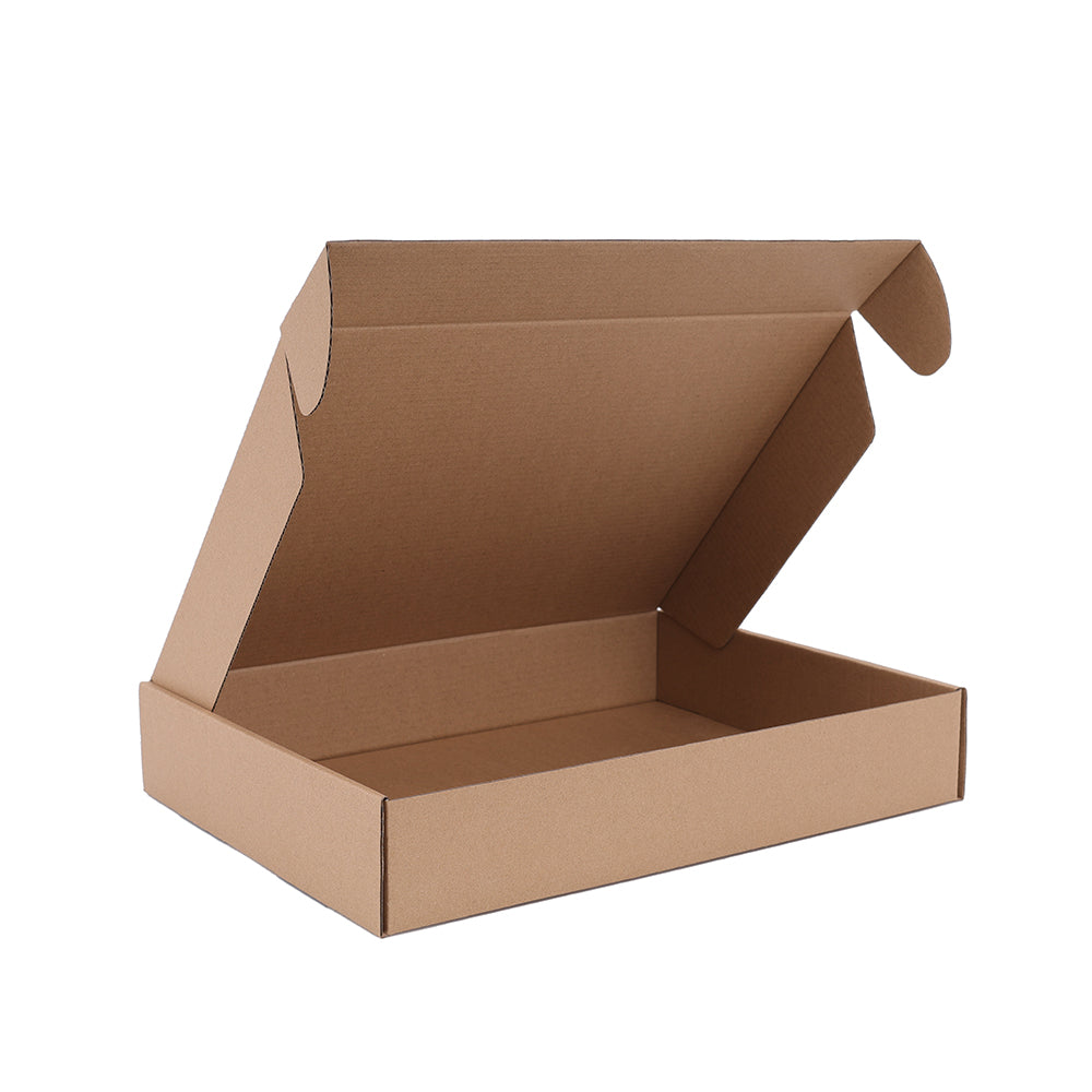 310 x 230 x 52mm A4 Tuck Front Brown Mailing Box B126
