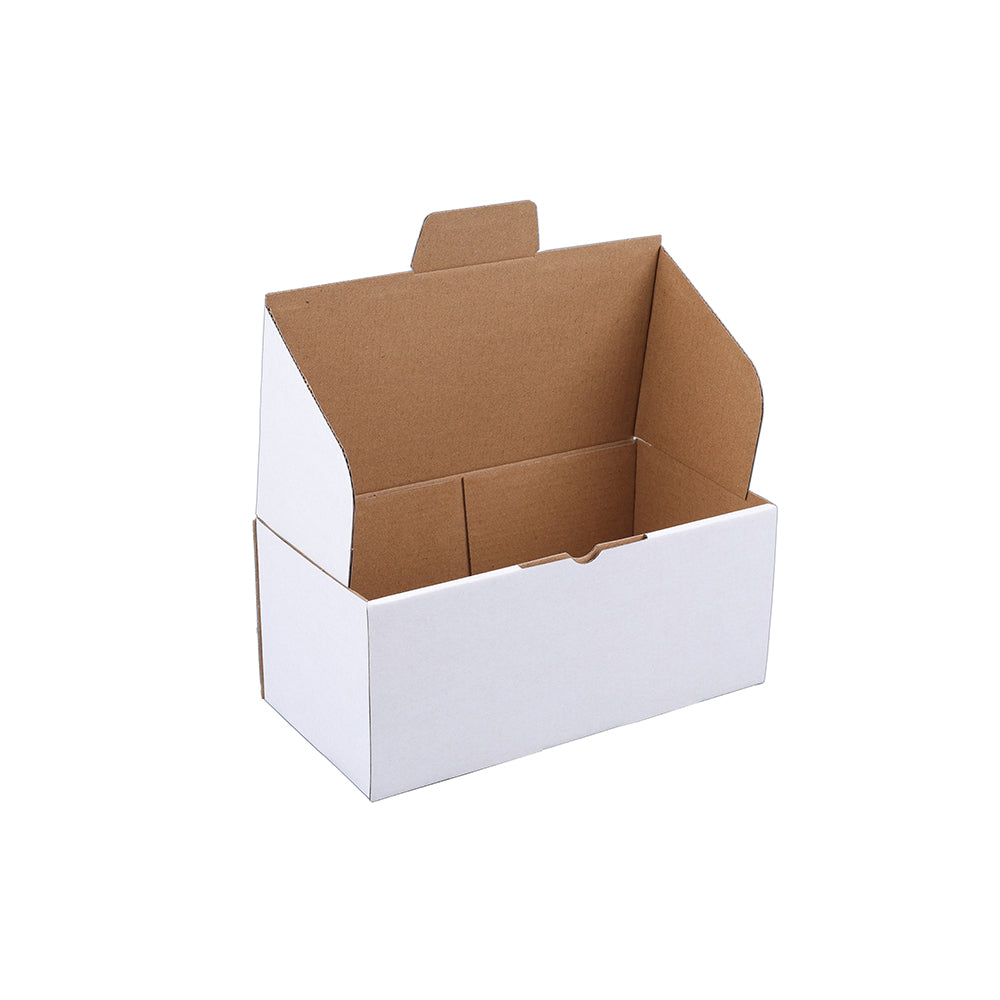 220 x 110 x 95mm Die cut White Mailing Box B147