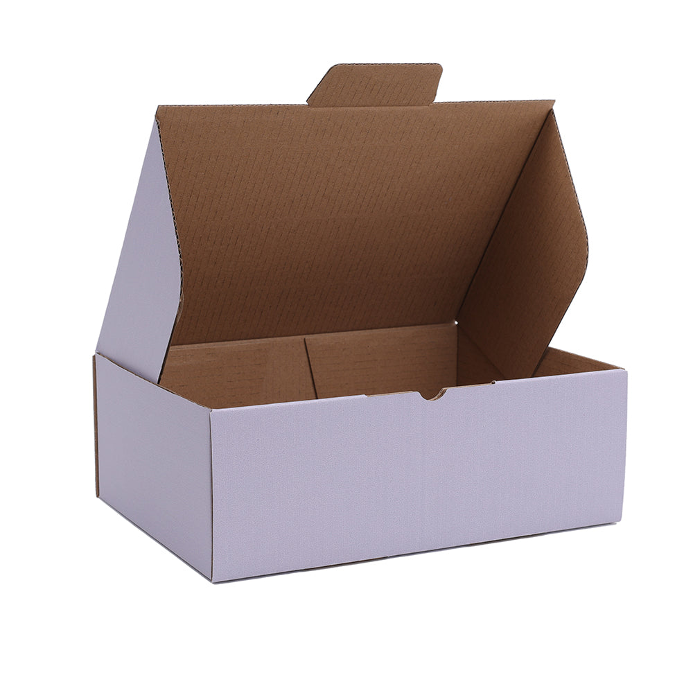 220 x 160 x 77mm A5 Die cut Modern Grey Mailing Box B374