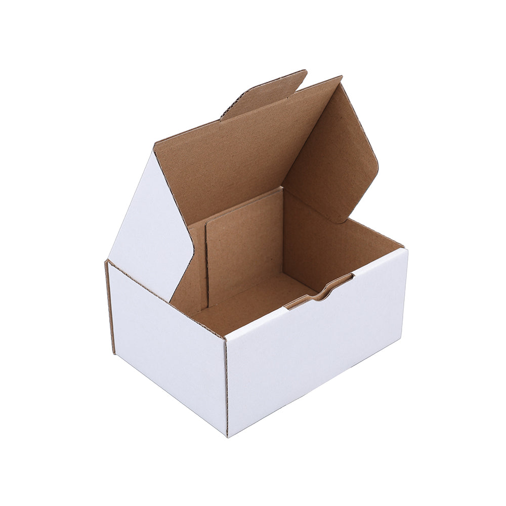 Die cut Mailing Box 128 x 97 x 60mm White B115