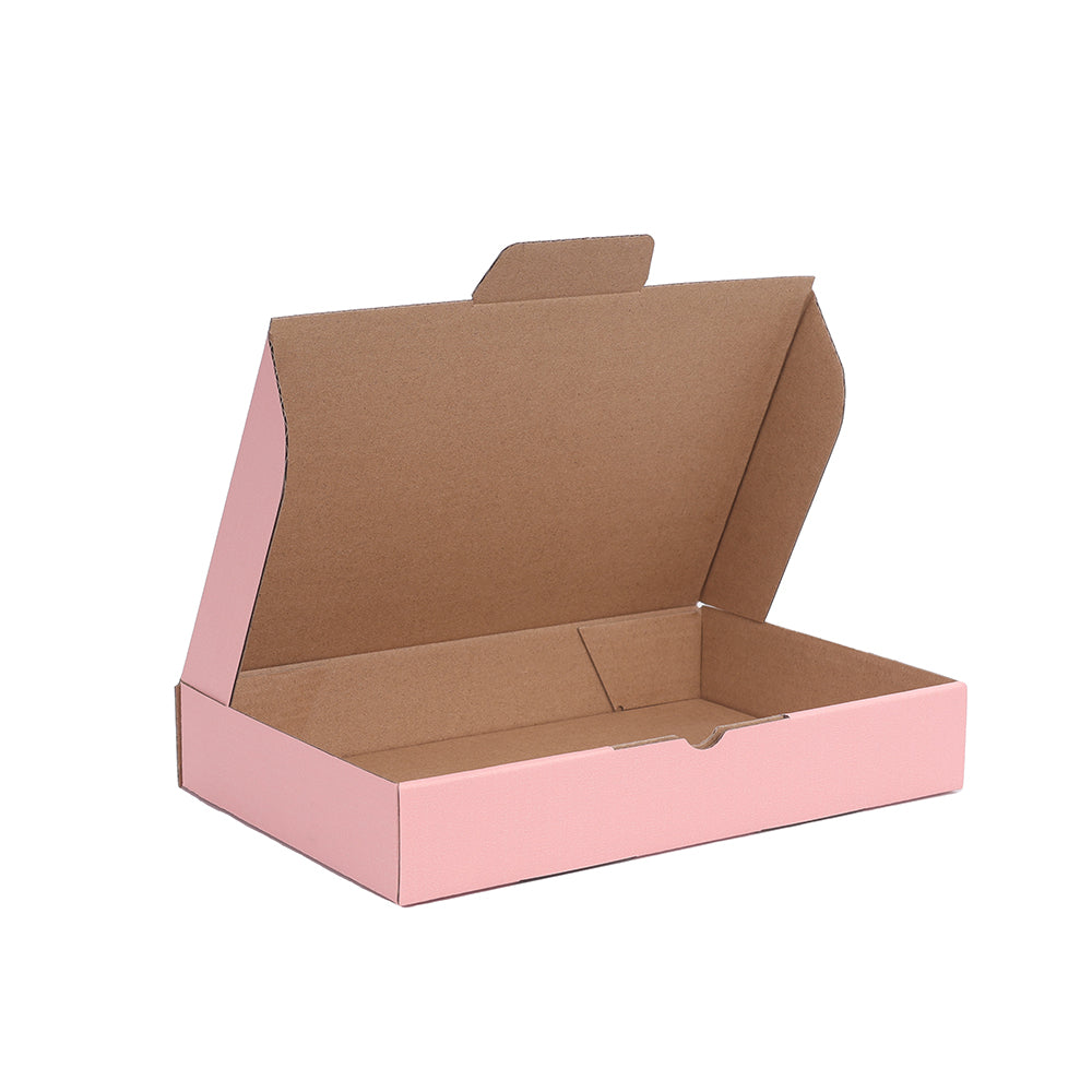 220 x 145 x 35mm Die cut Rose Pink Mailing Box B286