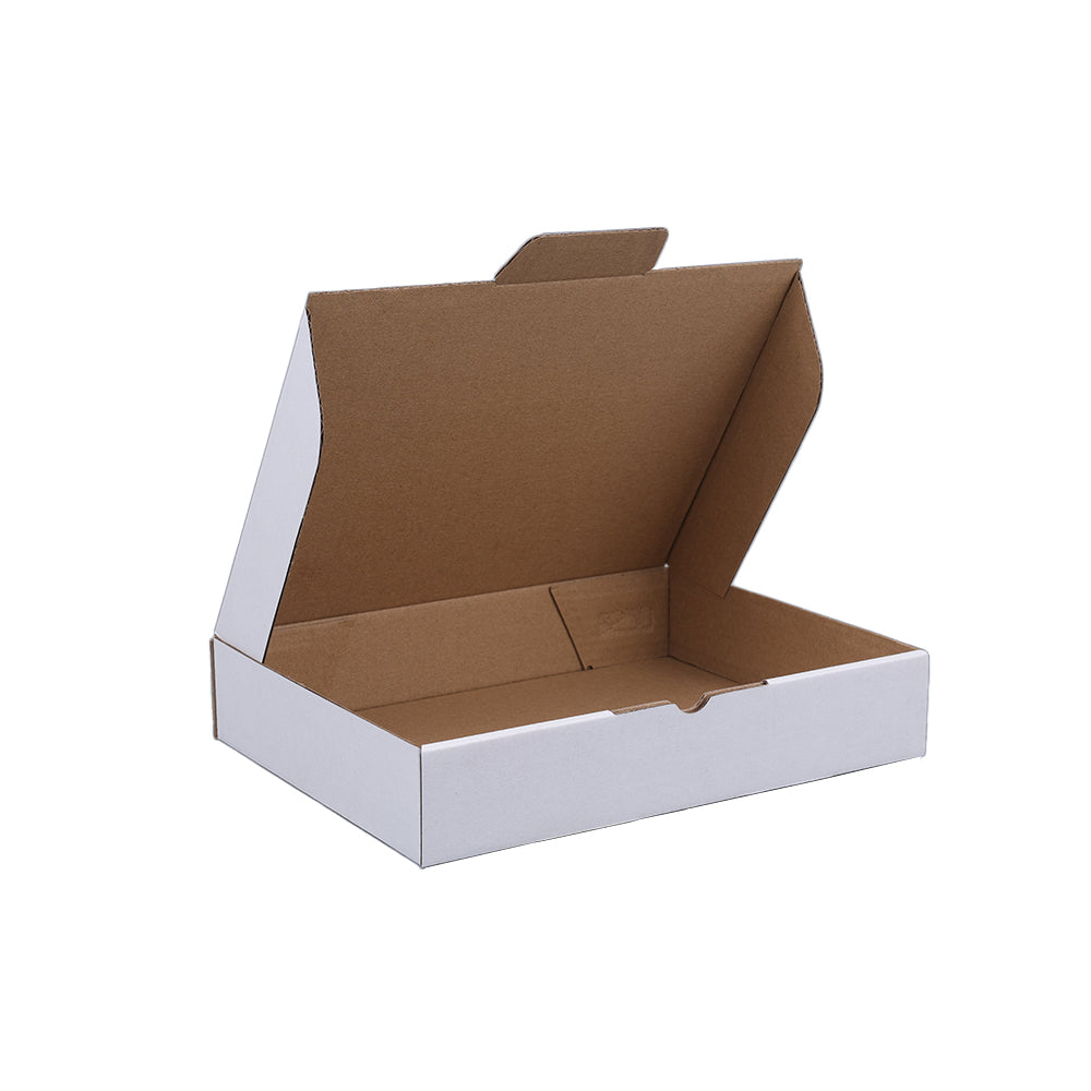 220 x 170 x 40mm Die cut White Mailing Box B250