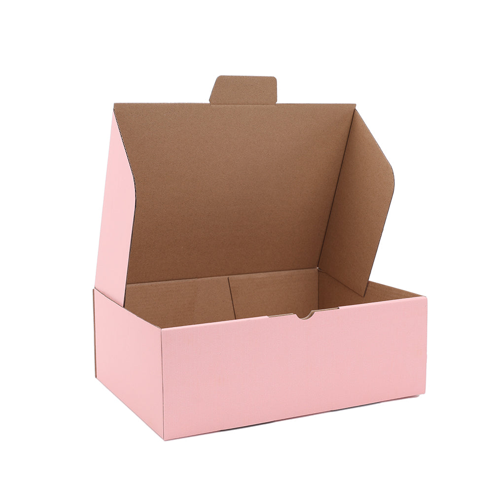 270 x 200 x 95mm Die cut Rose Pink Mailing Box B320