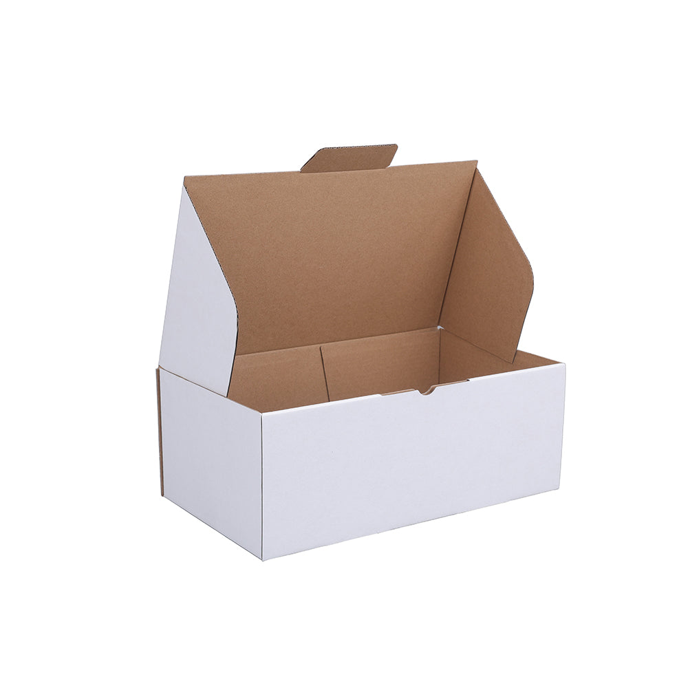 265 x 150 x 100mm Die cut White Mailing Box B97
