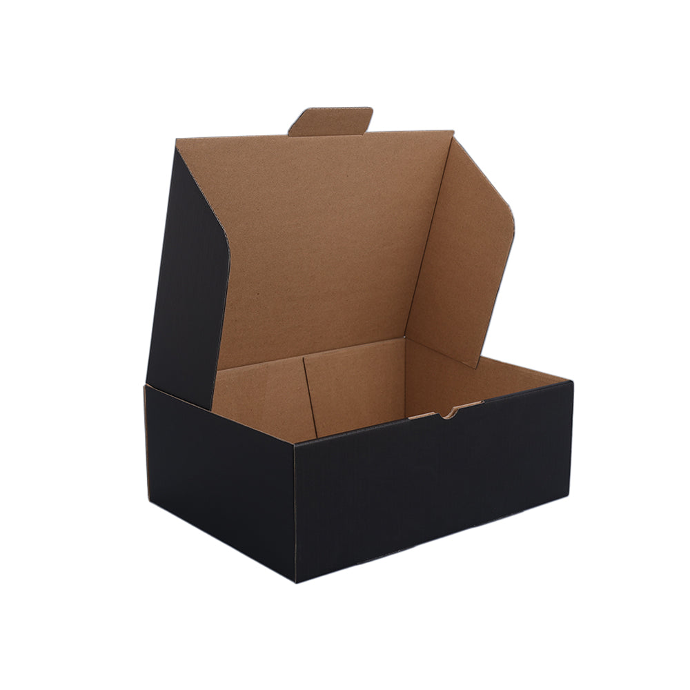 270 x 200 x 95mm Die cut Black Mailing Box B162