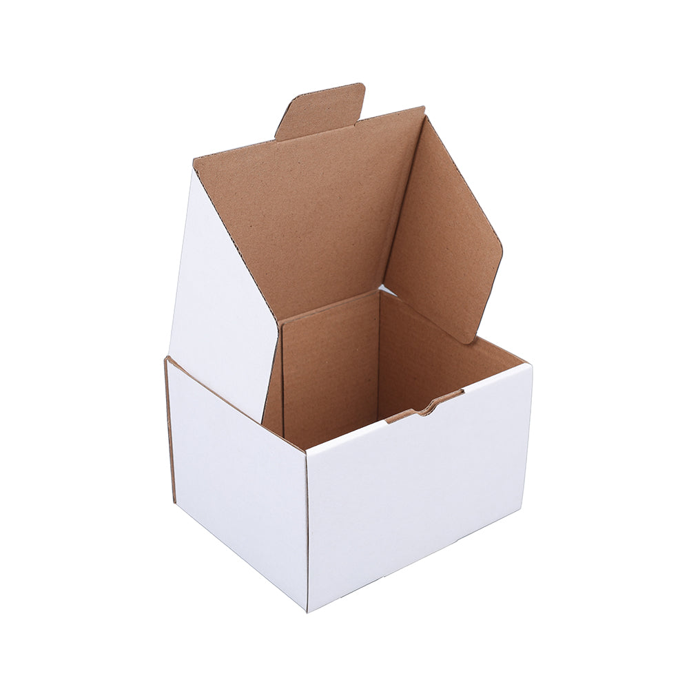 152 x 127 x 95mm Die Cut White Mailing Box B129
