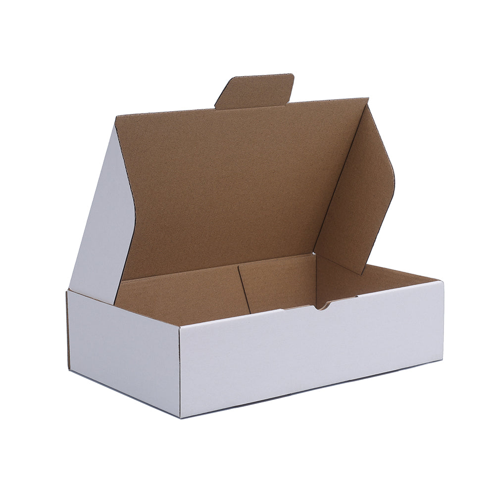 240 x 150 x 60mm Die cut White Mailing Box B14