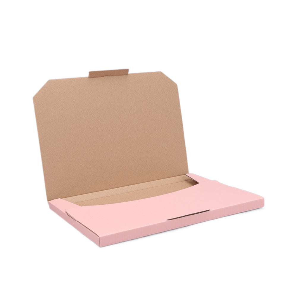 310 x 220 x 16mm A4 Superflat Rose Pink Postal Box B448
