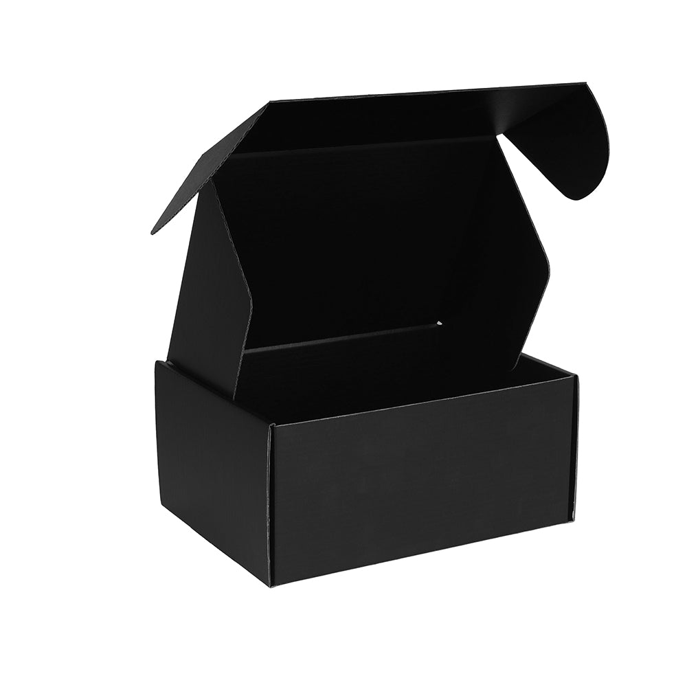 220 x 160 x 100mm A5 Premium Tuck Full Black Mailing Box B304
