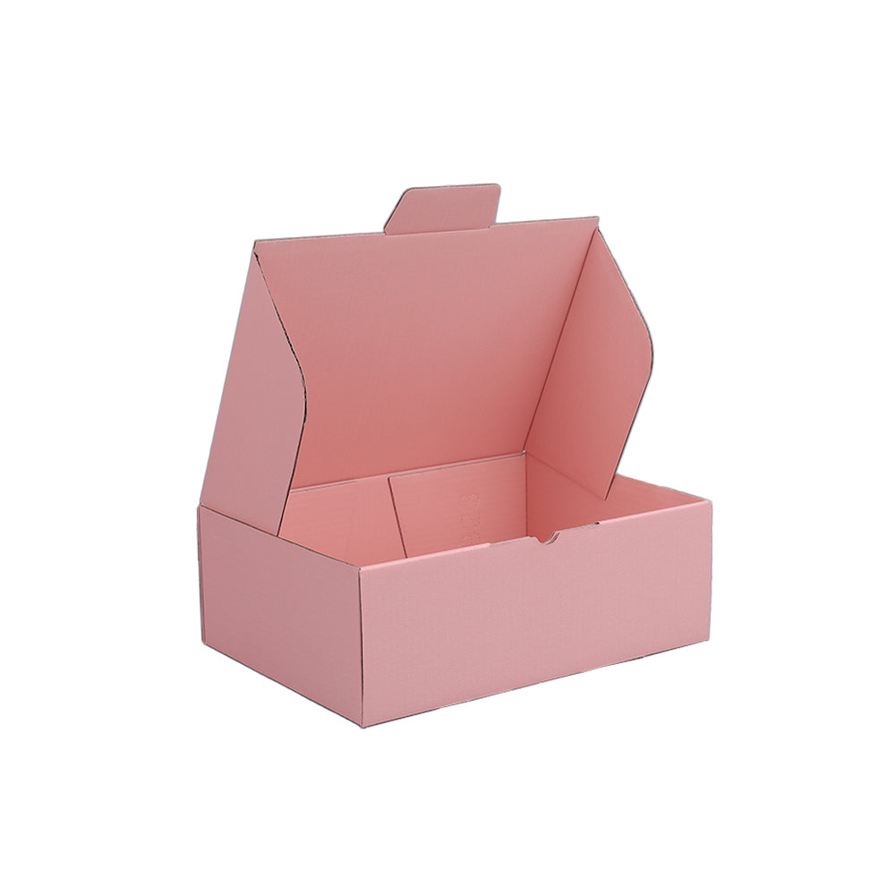 220 x 160 x 77mm A5 Die cut Full Rose Pink Mailing Box B23