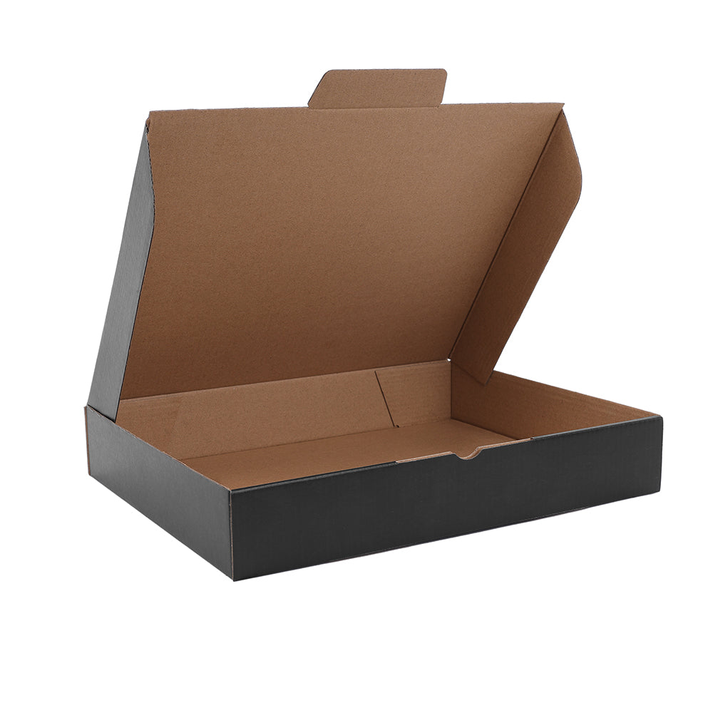 310 x 250 x 50mm A4 Die cut Black Mailing Box B383