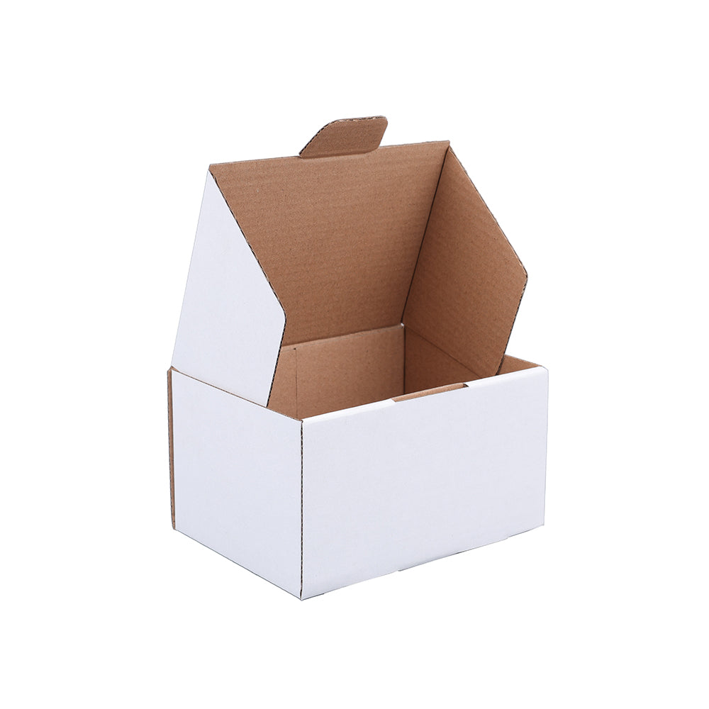 Mailing Box 132 x 100 x 75mm Die cut White B116